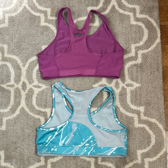 Under Armour & FWD Magenta and Teal Sports Bra Duo, Youth size L - Picture 6 of 8
